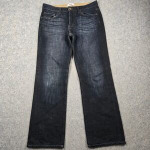 Paige Doheny Jeans Mens 30 Fits 32x29 Blue Dark Faded Straight Leg Denim USA